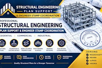 provide structural engineer stamp for massachusetts indiana illinois virginia