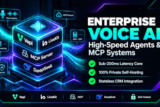 build ai voice agent with n8n vapi livekit mcp deepseek elevenlabs CRM database