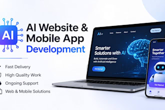 develop ai website and ai saas mvp as ai engineer