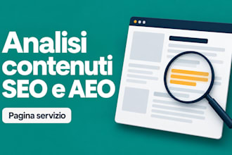 audit your service page content for SEO and aeo
