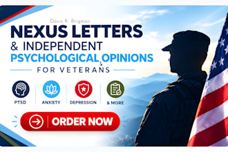 provide independent psychological opinions and VA consulting reports for veteran