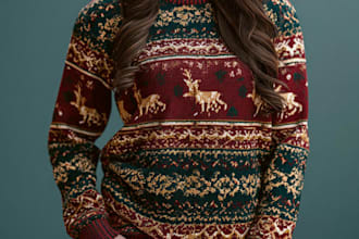 create unique ugly christmas sweater and sweatshirt