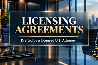 draft a premium commercial licensing agreement as a US attorney
