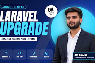 upgrade your laravel app to laravel 13 and PHP 8 safely