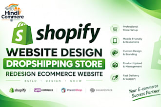 build shopify dropshipping store design via aliexpress dropified autods zendrop