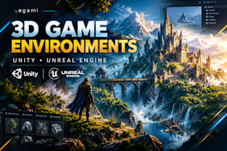create 3d game environment and level in unreal engine