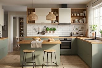 do 3d ikea kitchen interior layout, boho kitchen with shopping list