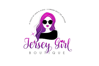 design classy jersey girl boutique logo