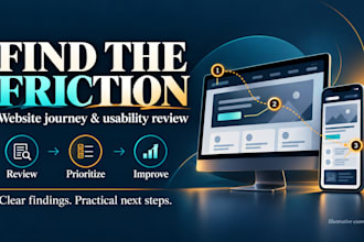 review your website user journey and prioritize usability fixes
