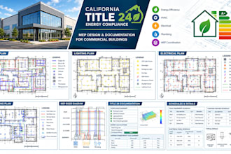 create mep california title 24 compliance approval for commercial building