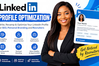 write revamp and optimize your linkedin profile for seo and personal branding