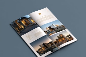 design premium corporate brochures and company profiles
