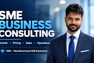 be your business consultant for growth and operations