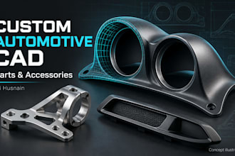design custom automotive parts and accessories in 3d cad