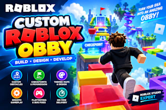build a custom roblox obby and design engaging obstacle levels roblox studio