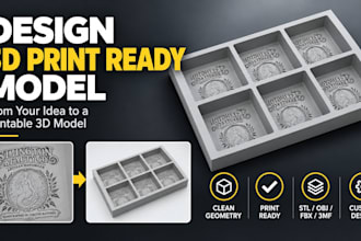 design 3d print ready model