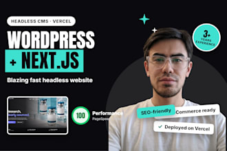 build a headless wordpress website with nextjs