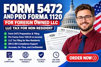 form 5472 and pro forma 1120 for foreign owned llc llc tax for non resident