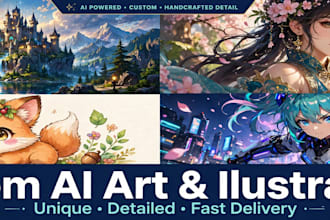 create custom ai art and illustrations for your project