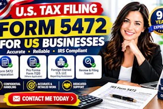 prepare and file irs form 5472 for US businesses