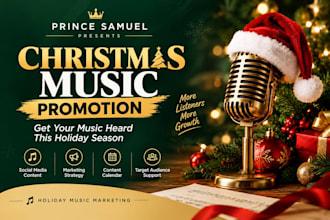 promote your christmas music and holiday songs