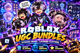 create roblox ugc bundles dynamic heads and layered clothing