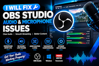 fix obs studio audio and microphone issues