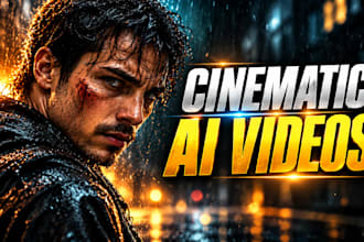 do cinematic ai short film, high fantasy ai films ai film making for brands