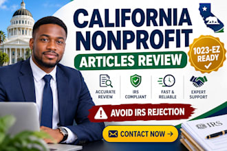 fix california 1023 ez irs compliance for tax exemption and nonprofit approval