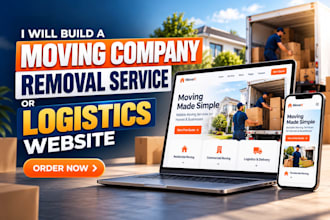 build a moving company, removal service or logistics website