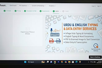 do urdu english typing data entry and content writing