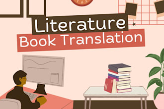 translate literature books for you in english