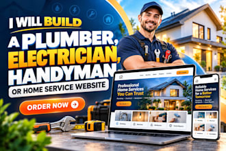 build a plumber, electrician, handyman or home service website