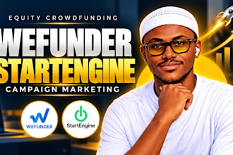 manage, promote wefunder, startengine equity crowdfunding campaign to investors