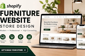 build a furniture website furniture shopify store and home decor store