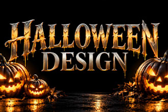 design a spooky halloween party flyer and invitation