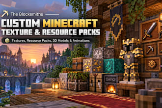 create custom minecraft texture and resource packs