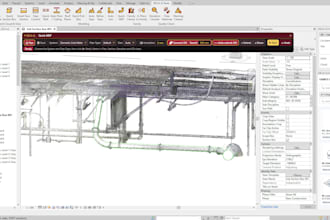 create scan to bim, point cloud to revit, cad to bim model