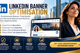 design a professional linkedin banner and optimize your branding