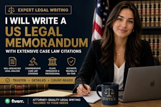write US legal memorandum with extensive case law citations