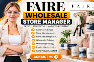 be your faire wholesale store manager setup faire store setup marketing strategy