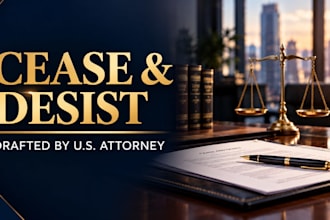 draft a powerful cease and desist letter for defamation or harassment