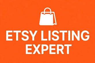 do etsy product listing and upload products to etsy shop