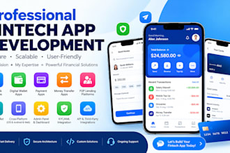 build fintech app neobank app money transfer app loan app wallet app lending app