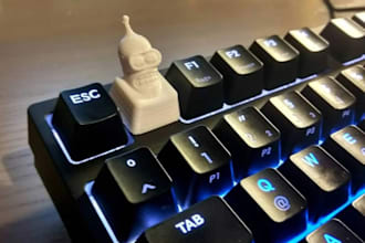 design custom 3d keycaps, artisan keycap models ready for 3d printing