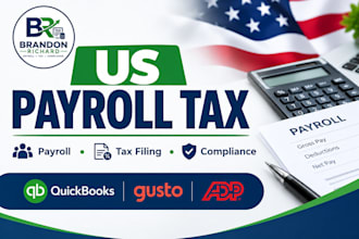 do US payroll tax filing, payroll processing and compliance