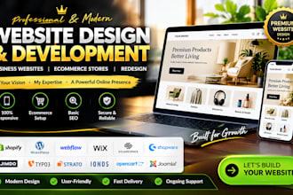 build shopware jimdo webflow typo3 strato ionos opencart joomla website design