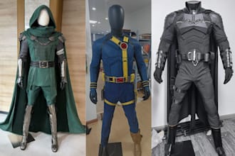 sew custom cosplay costumes with armor and props for anime, games and cons