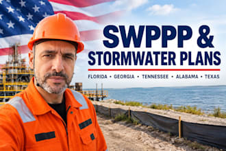 prepare stormwater and swppp plans for florida georgia tennessee alabama texas