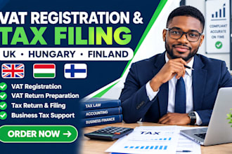 do uk, hungary, finland vat registration, vat return tax return, tax filling